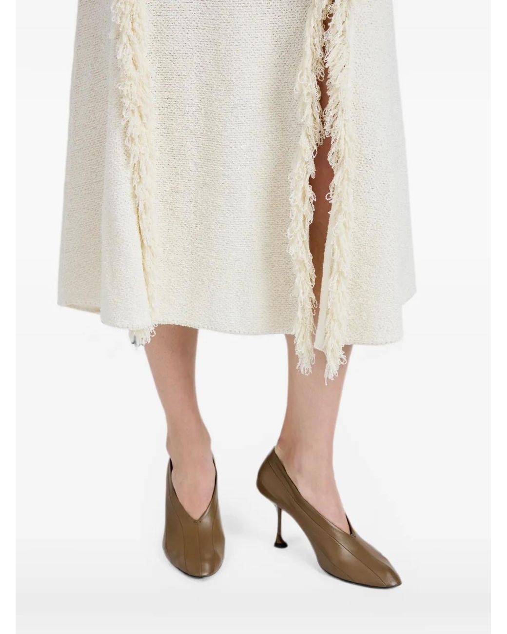 Proenza Schouler Brown Tee 85 Pieced Pumps