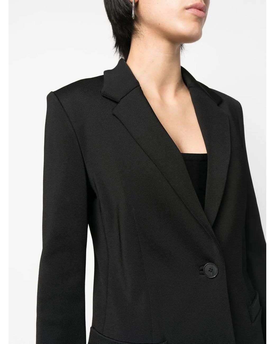 Givenchy Black Single Button Blazer