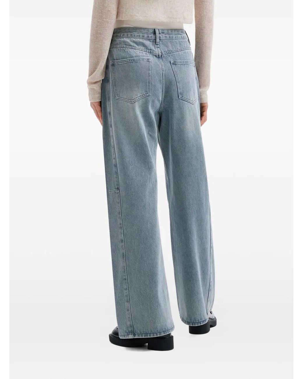 B+ AB Blue Five-Pocket Jeans