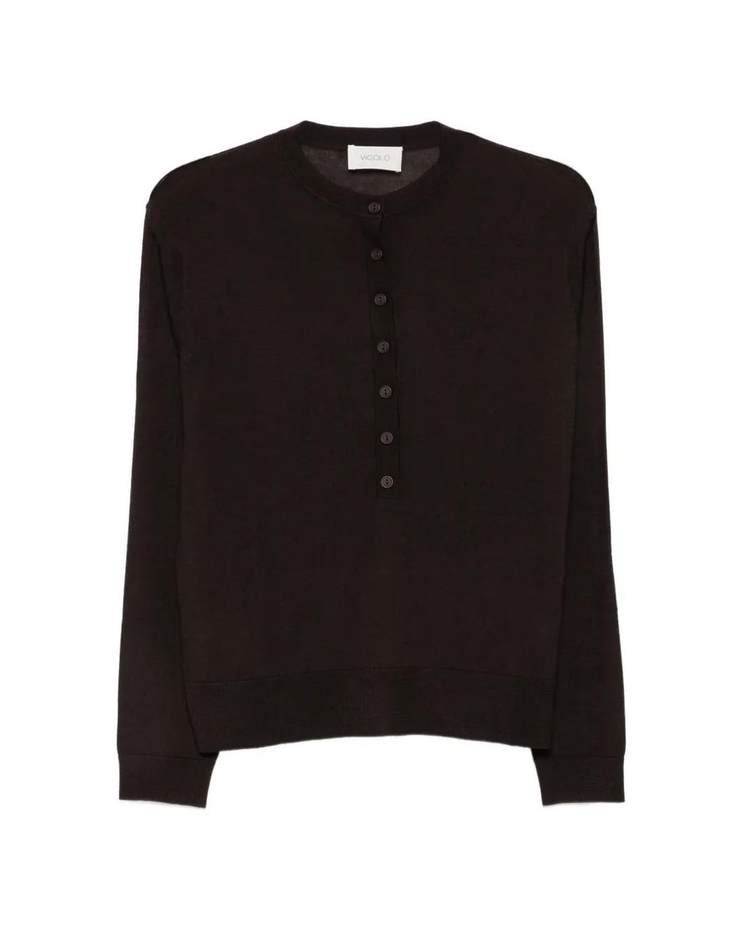 ViCOLO Trui Met Knopen in het Black