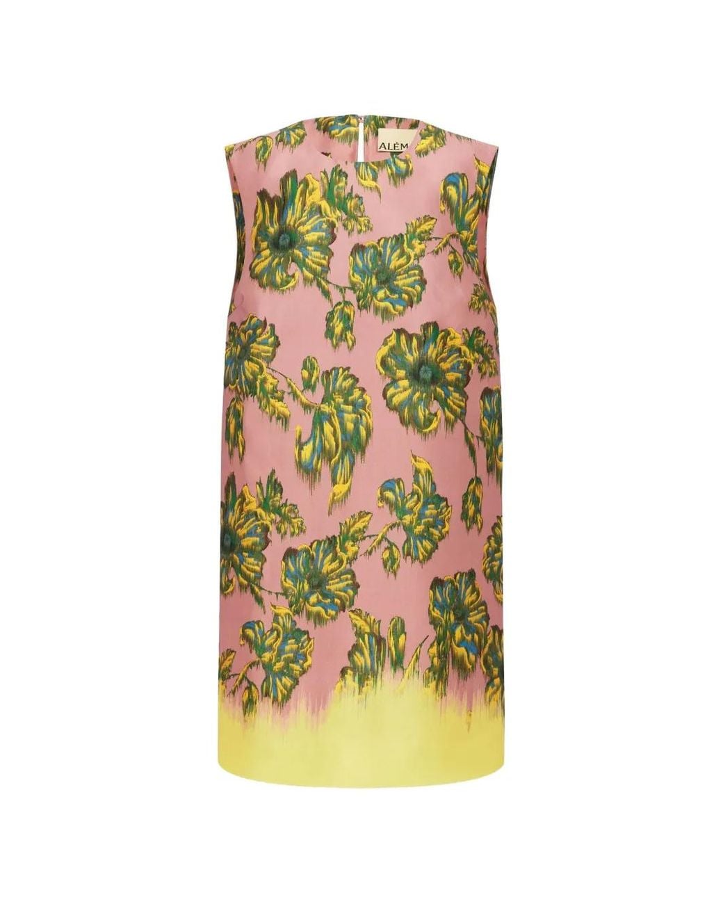 ALÉMAIS Yellow Faye Mini Dress