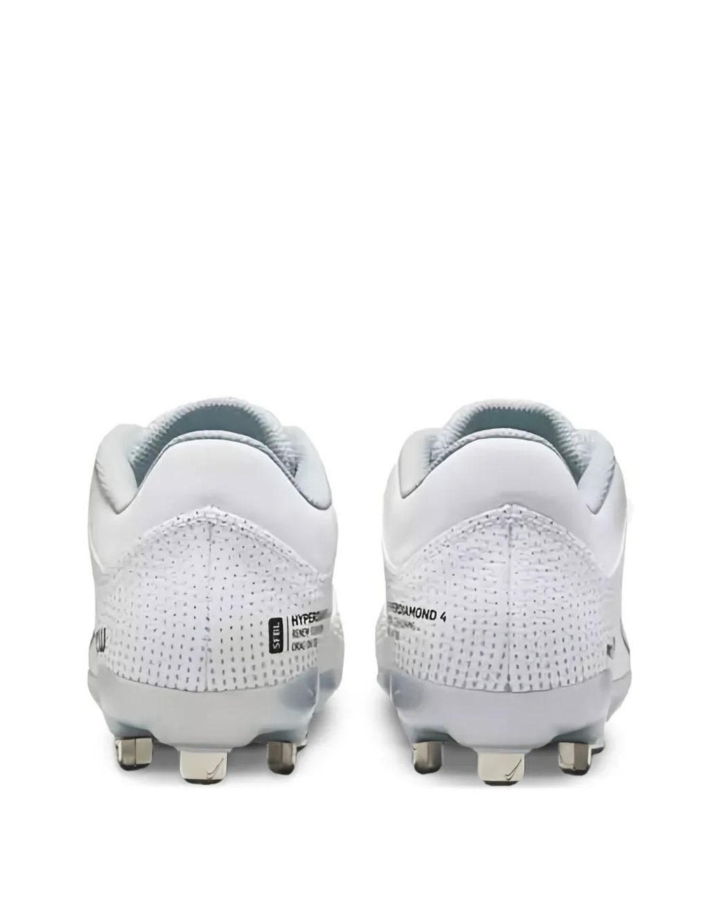 Nike Gray Hyperdiamond 4 Pro Softball Cleats
