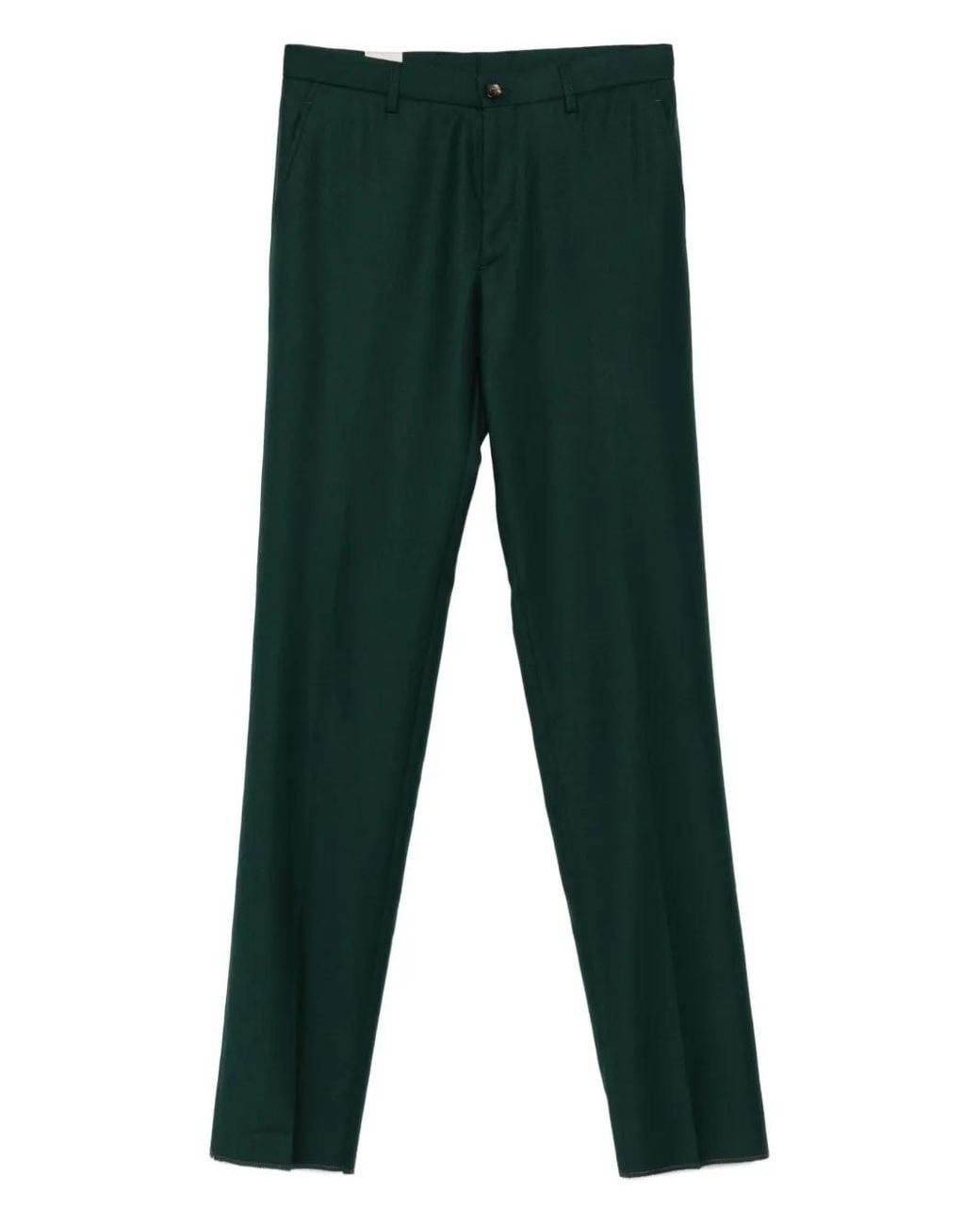 Etro Green Trousers Roma for men
