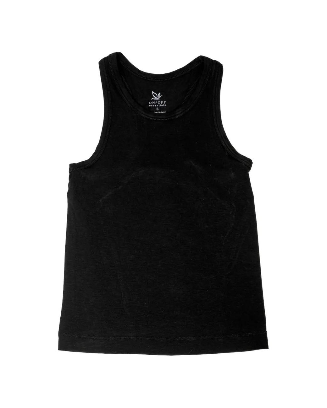 Top The Essential Sin Mangas On/Off Essentials de color Black