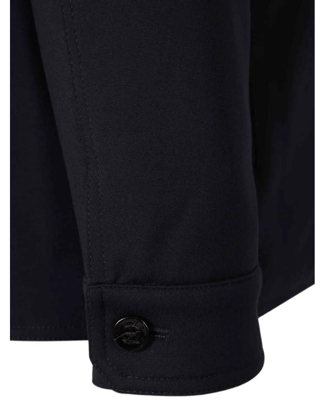 Moorer Blue Quilted-Insert Button-Up Jacket for men
