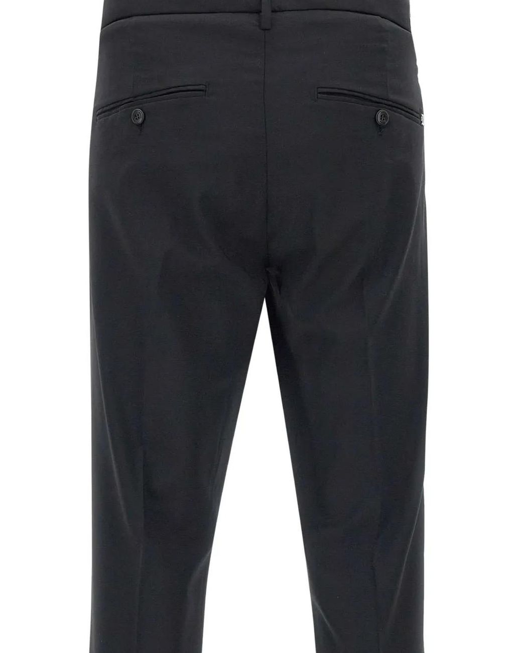 Dondup Blue Gaubert Turn-Up Trousers for men