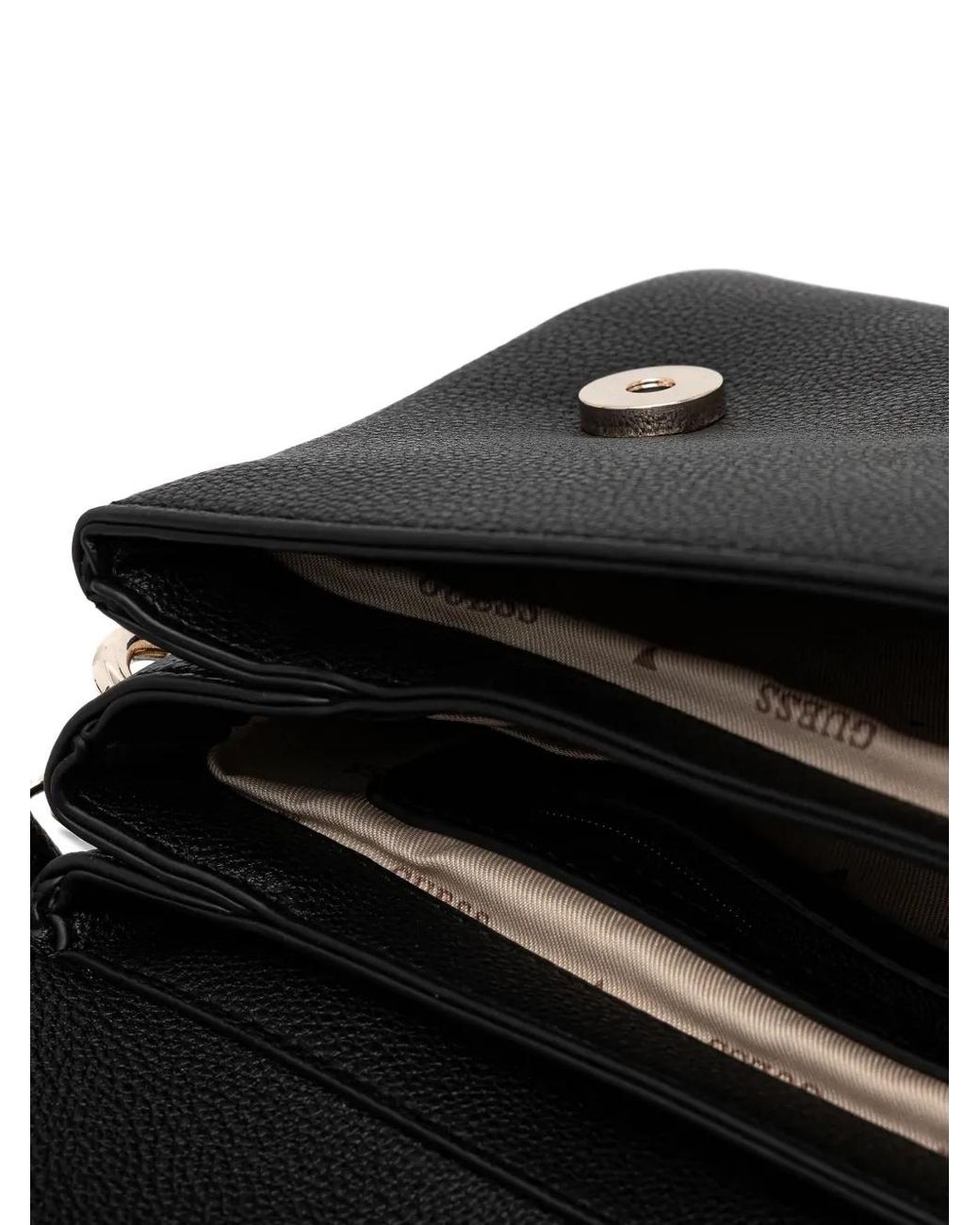 Guess Black Gregoria Logo-Detail Cross Body Bag