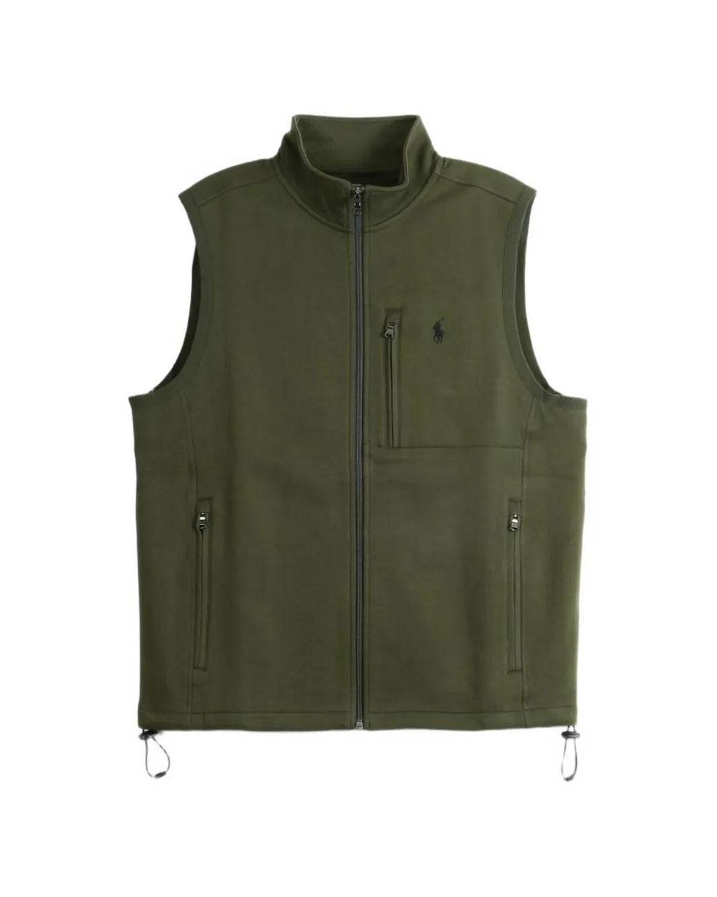 Polo Ralph Lauren Green Gilet Zippé À Logo Brodé for men