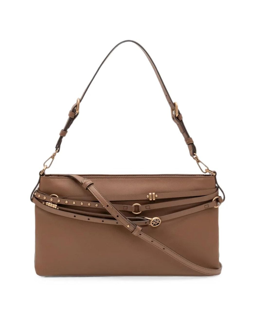 Pinko Brown Belt Bag Medium Shoulder Bag