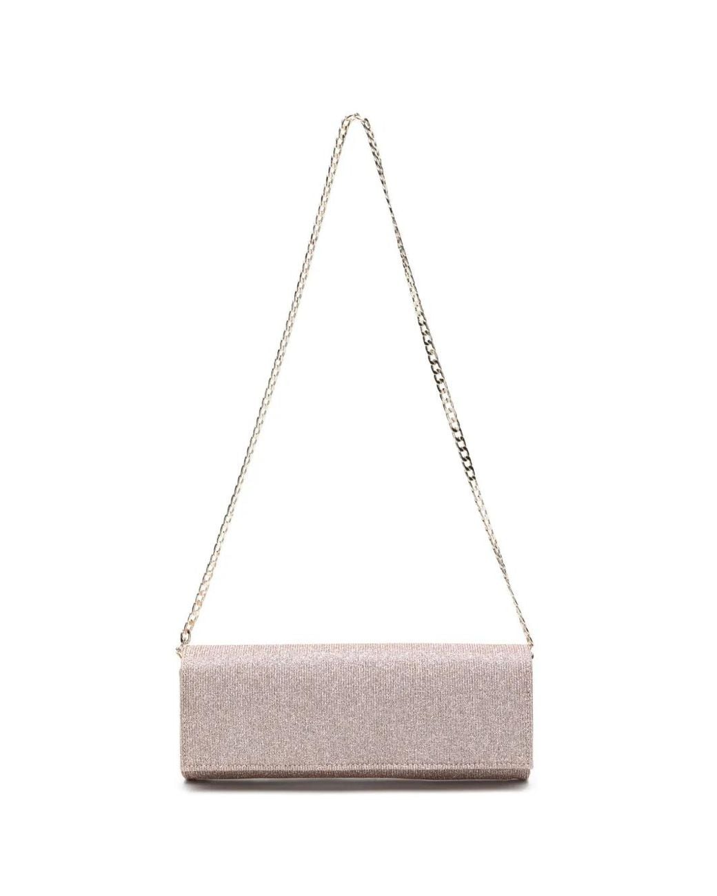 Castagna White Chain-Strap Shoulder Bag