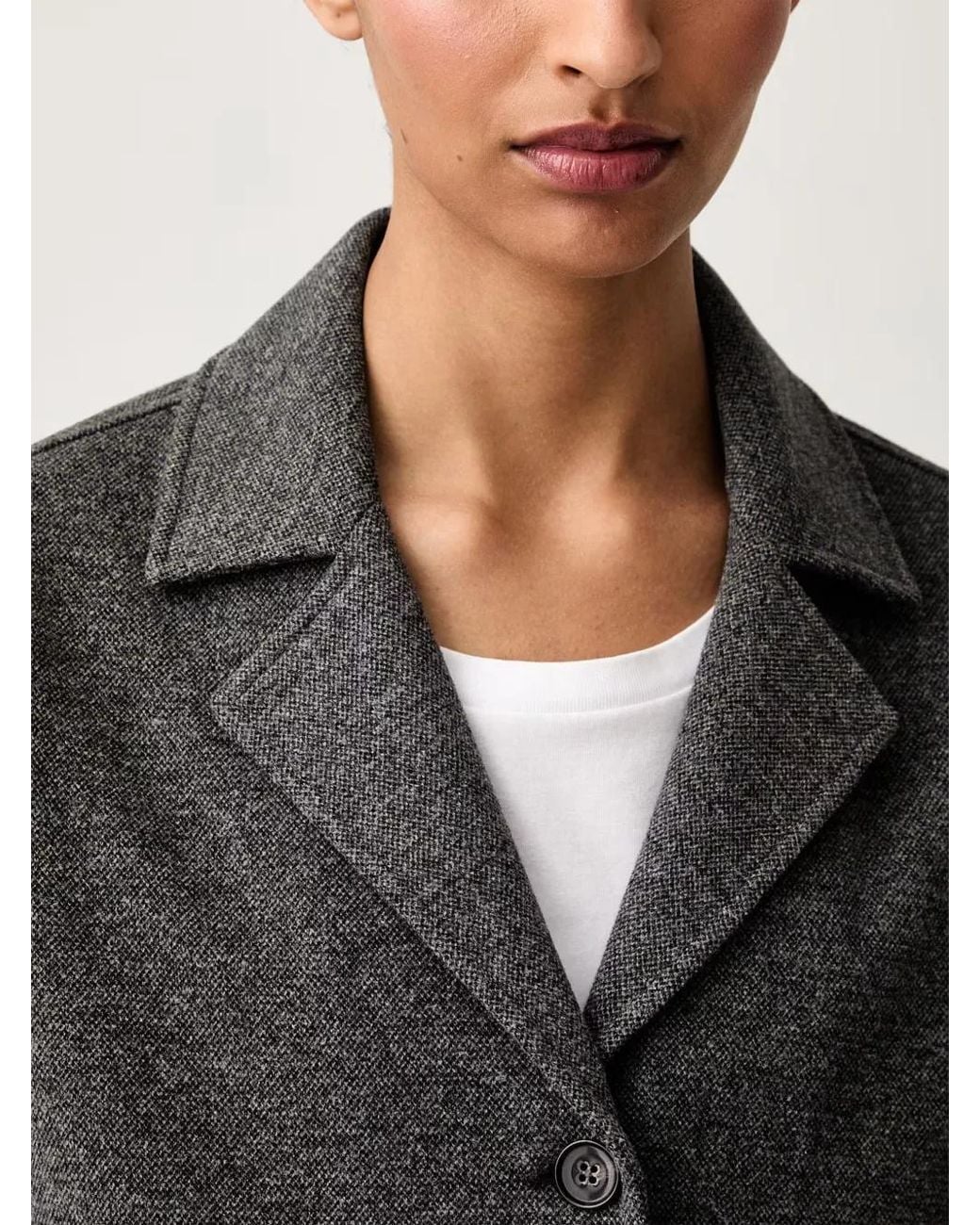 Marc O' Polo Black Button-Up Flap-Pocket Jacket
