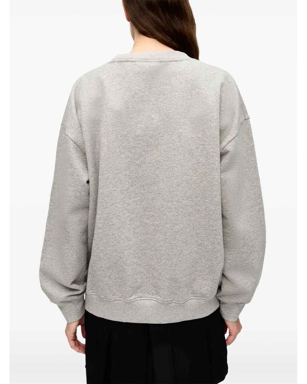 Ganni White Printed Sweatshirt