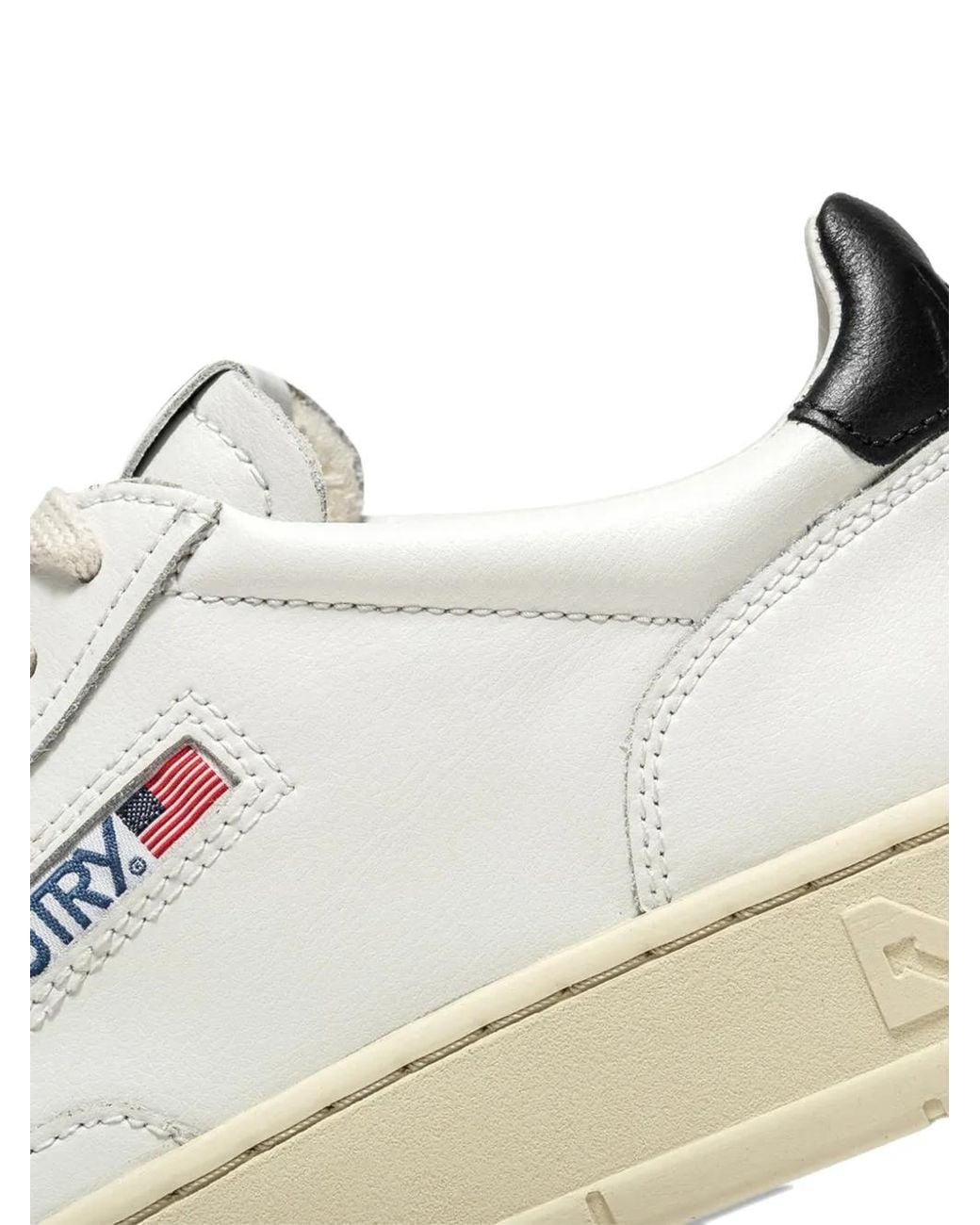 Autry White Medalist Low And Leather Sneakers Aulw Ll22 for men