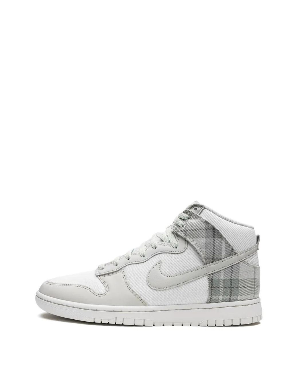 Nike Karierte Dunk High Sneakers in White für Herren