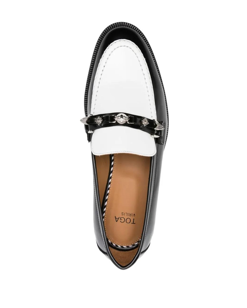 Toga Virilis Loafer Mit Nietendetail in Black für Herren