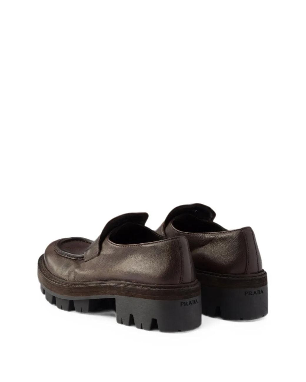 Prada Brown Klassische Loafer