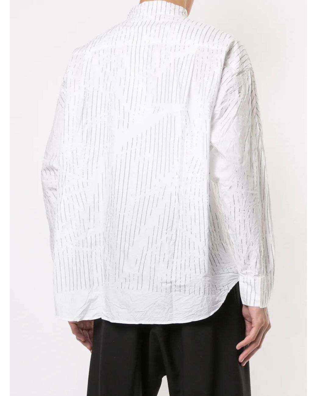 Doublet White Striped Shirt for men
