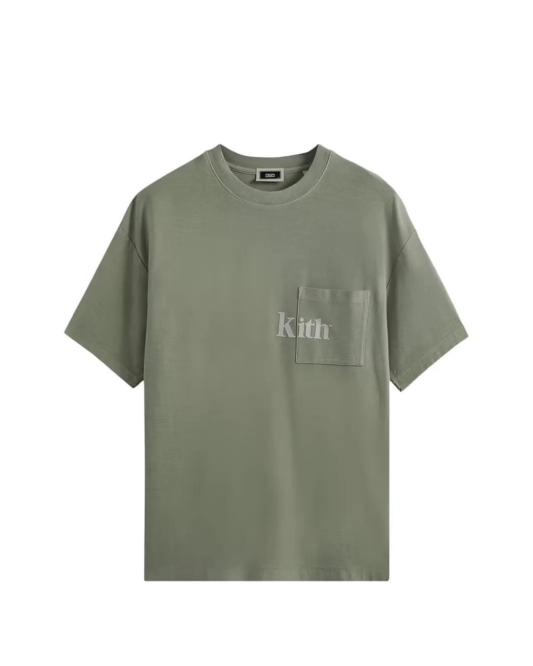 Kith Green Quinn Logo-Print T-Shirt for men