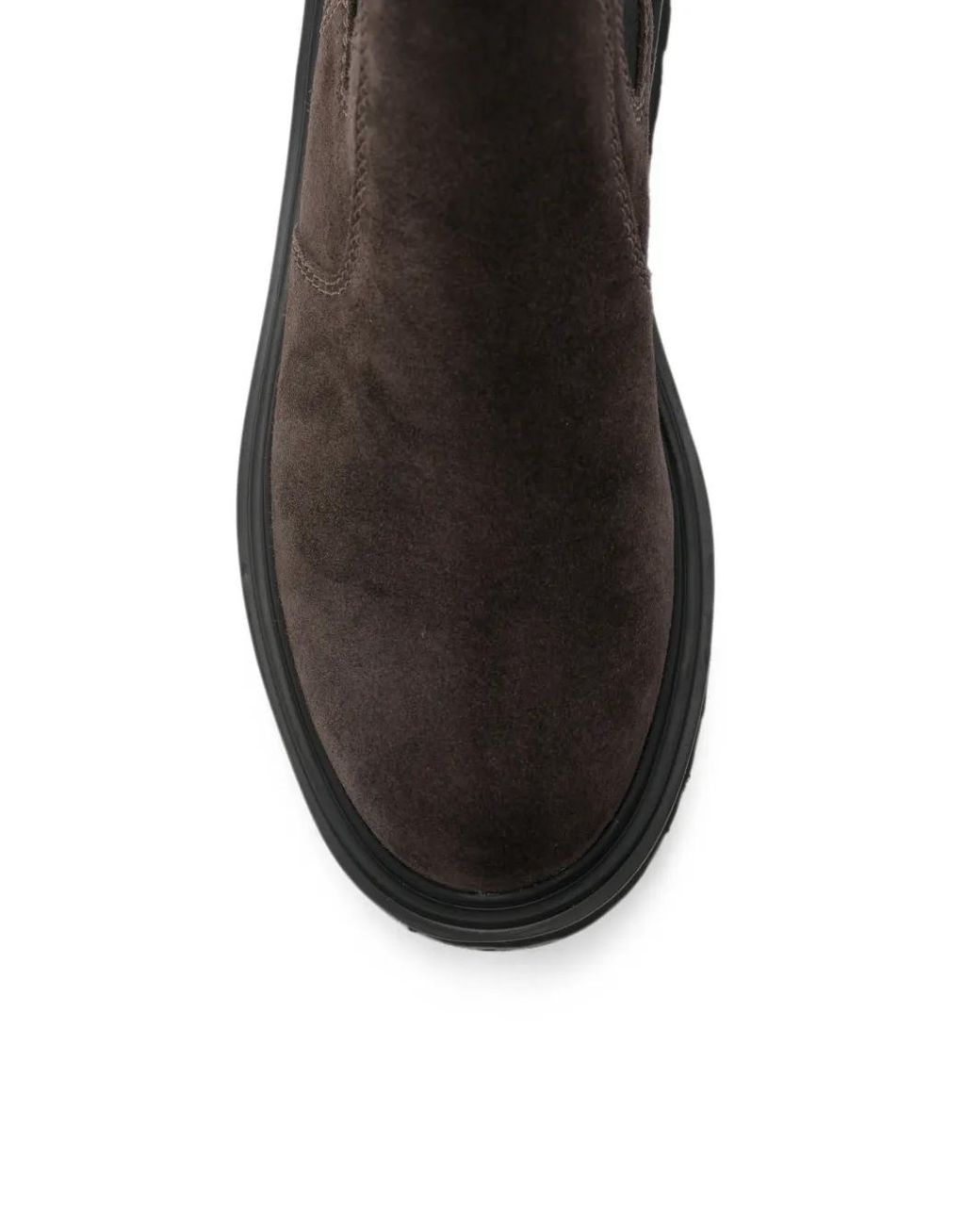 Maje Black Suede Chelsea Boots