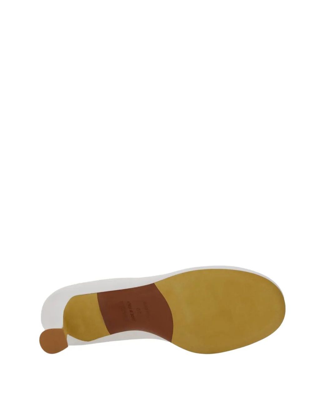 Moschino White Pumps Mit Runder Kappe