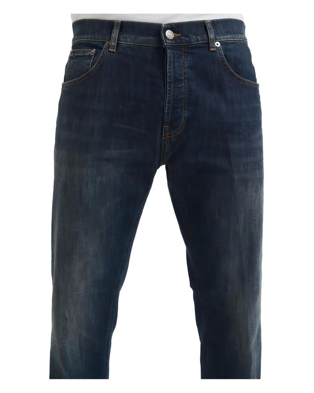 Dondup Blue Five-Pocket Jeans for men