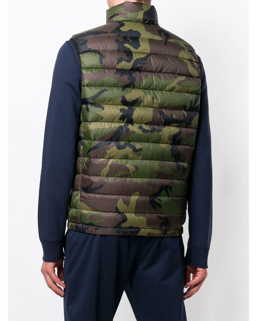Doudoune imprimée camouflage sans manches Polo Ralph Lauren pour homme en  coloris Vert | Lyst