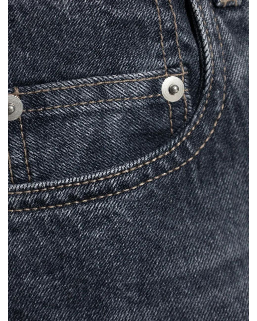 Rick Owens Blue Cotton Jeans for men