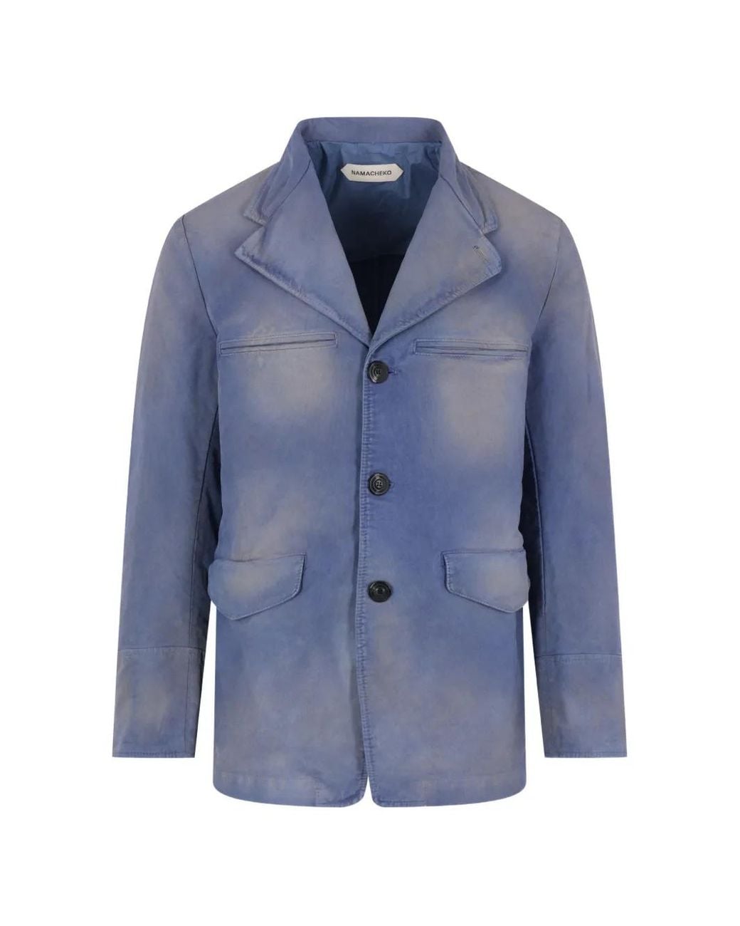 NAMACHEKO Blazer Met Vervaagd Effect in het Blue voor heren