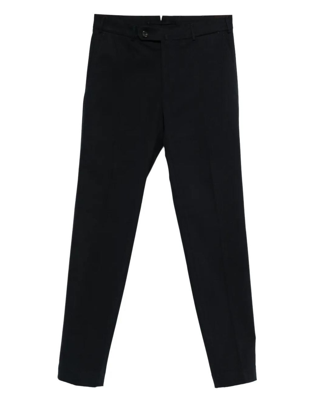 Slowear Black Belt-Loop Trousers for men