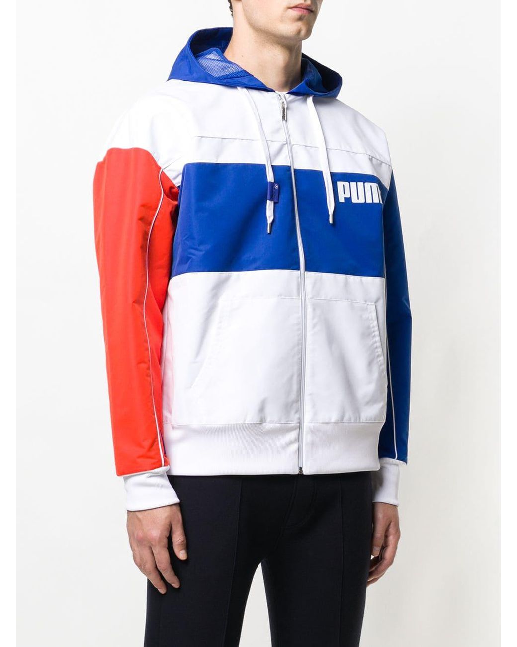 PUMA X Ader Hooded Windbreaker in Blue for Men | Lyst