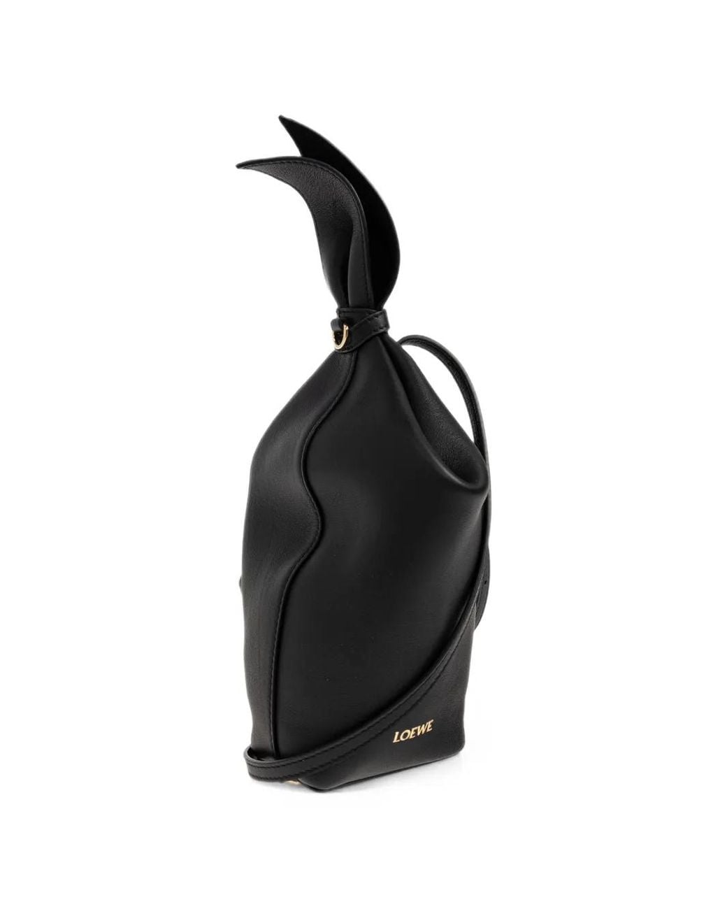Loewe Black Scarf Backpack