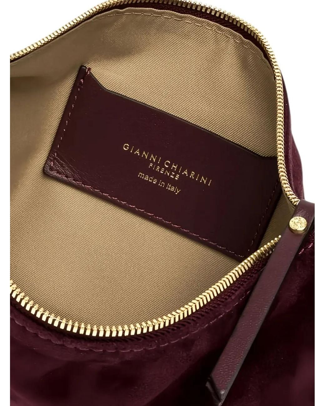 Gianni Chiarini Purple Small Cleo Knotted-Handle Shoulder Bag