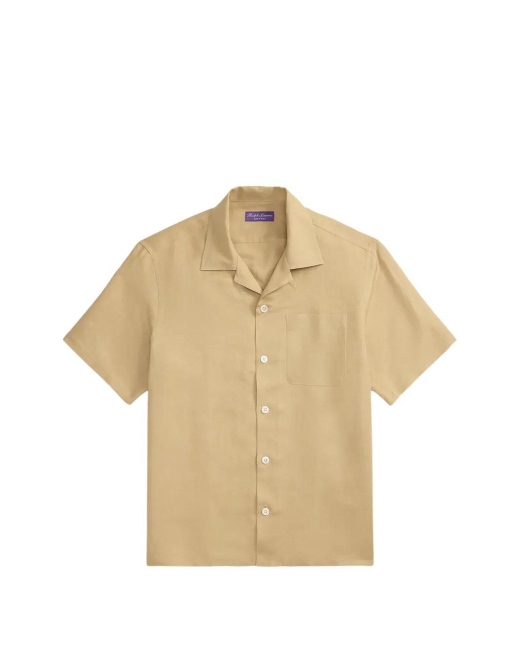 Ralph Lauren Natural Patch-Pocket Shirt for men