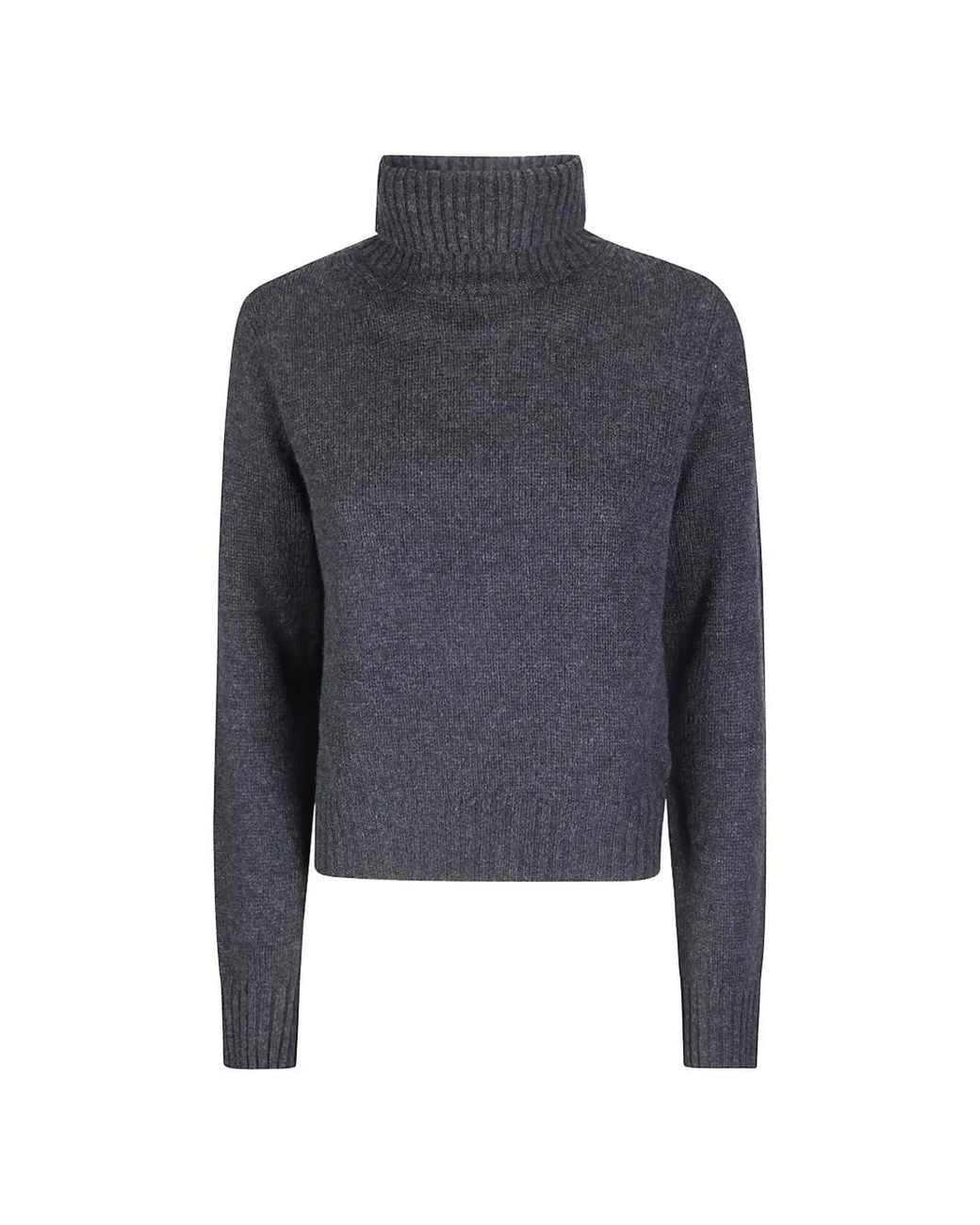 Be You Blue Roll-Neck Cashmere Sweater