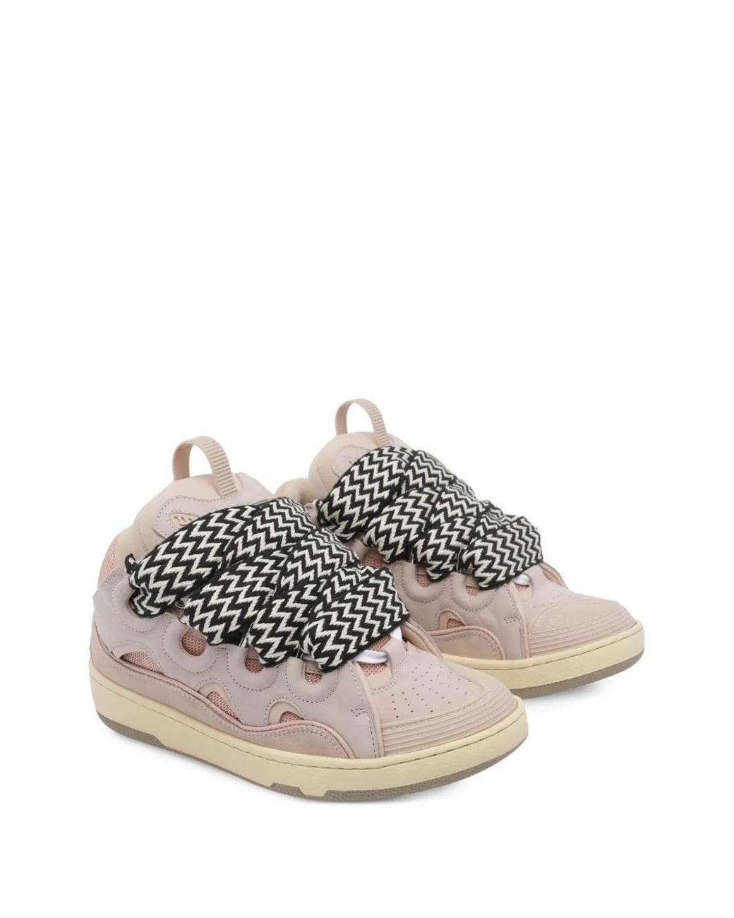 Lanvin White Curb Sneakers