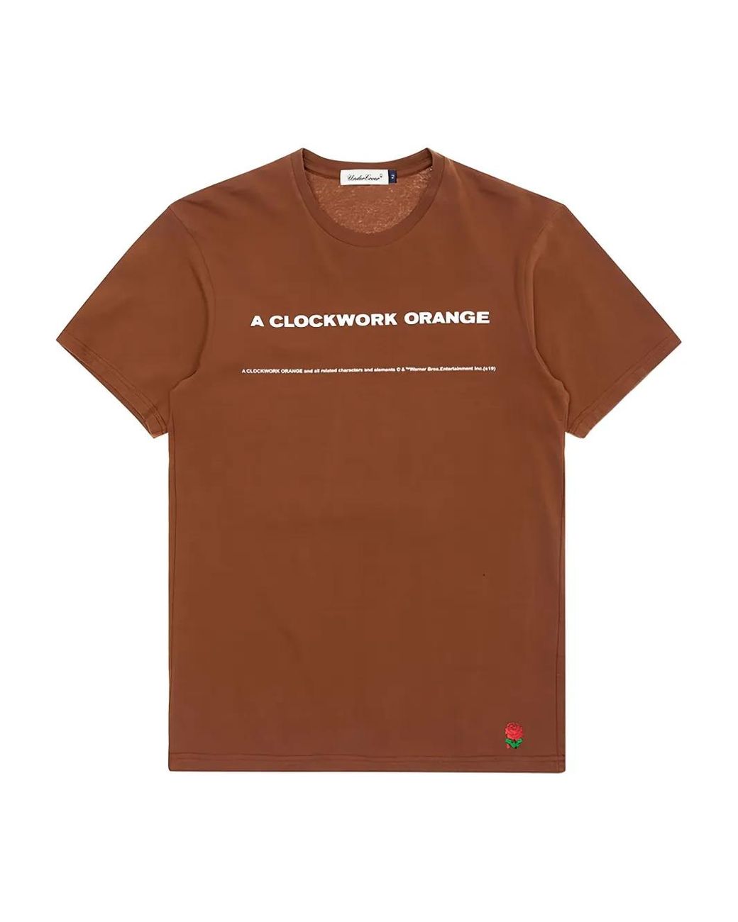 Camiseta Clockwork Undercover de hombre de color Brown