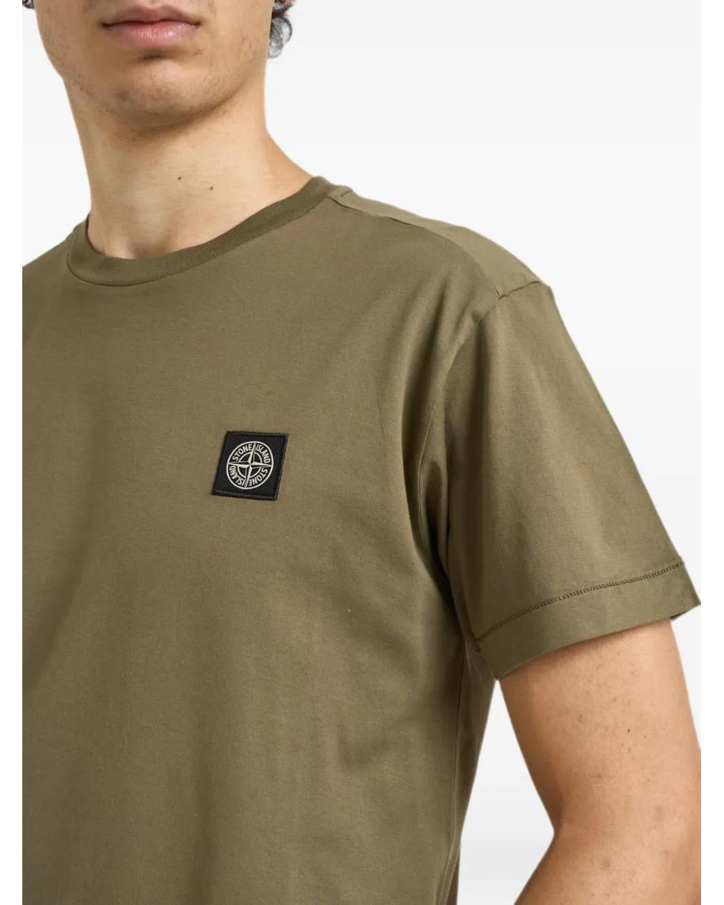 Stone Island Green 2100027 60/2 Cotton Jersey T-Shirt for men