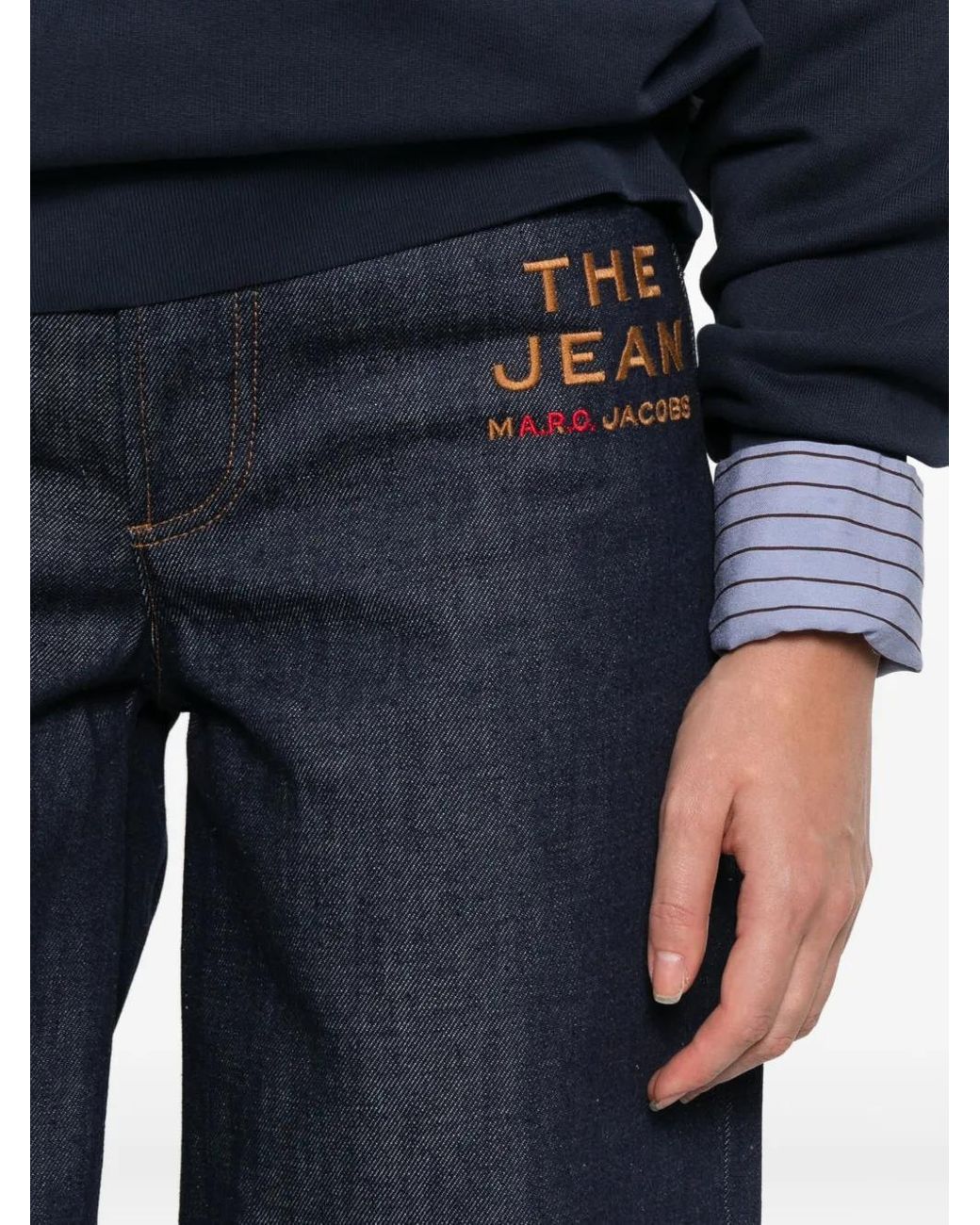 X Marc Jacobs Jeans Con Ricamo Logo di A.P.C. in Blue