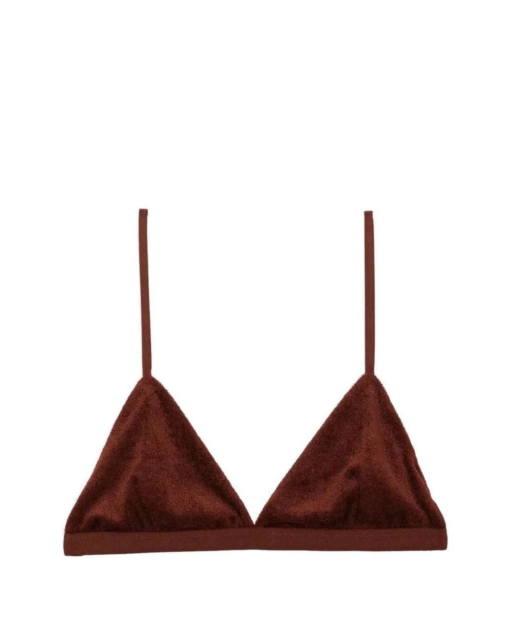 Baserange Brown Soutien-Gorge Mississippi À Bonnets Triangles