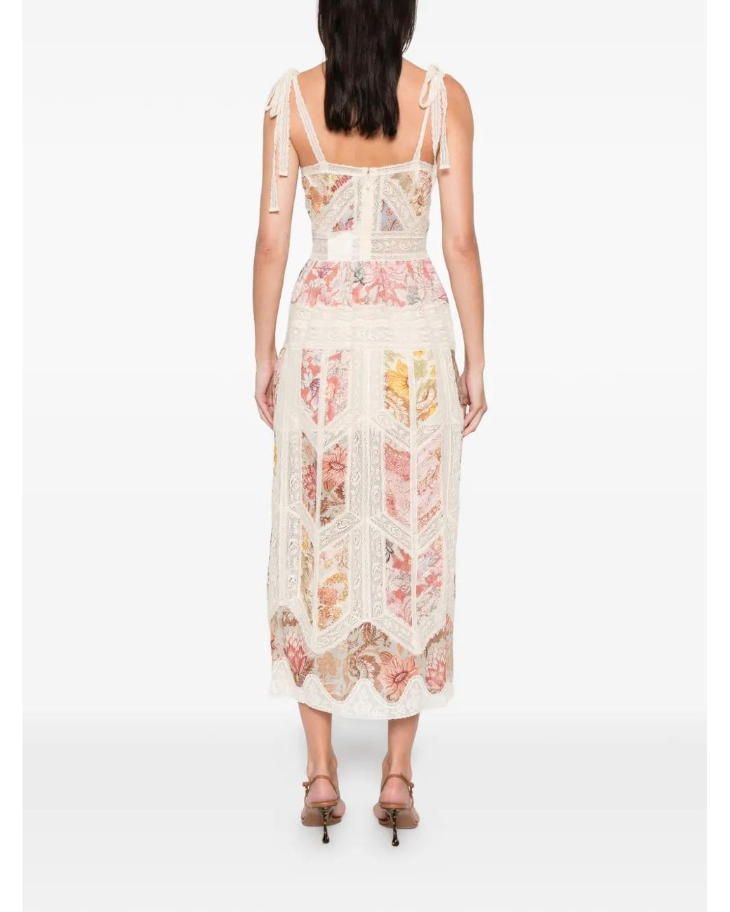 Zimmermann Pink Cotton Dress
