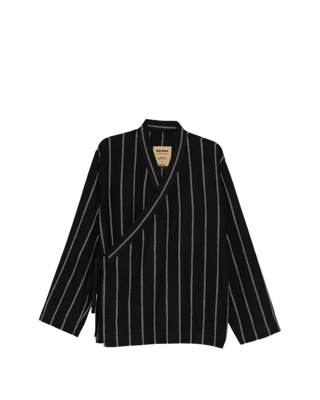Blazer Triyu Uma Wang de hombre de color Black