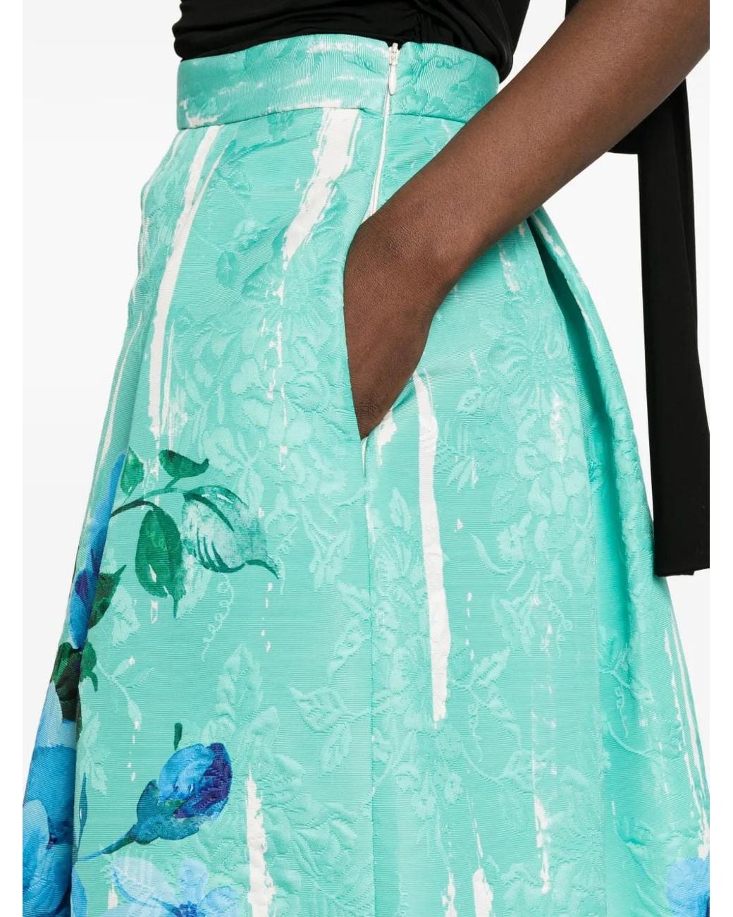 Lunatica Milano Blue Luna T Midi Skirt