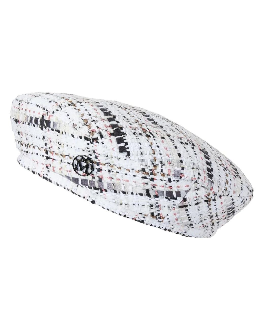 Maison Michel Metallic New Billy Tweed Beret