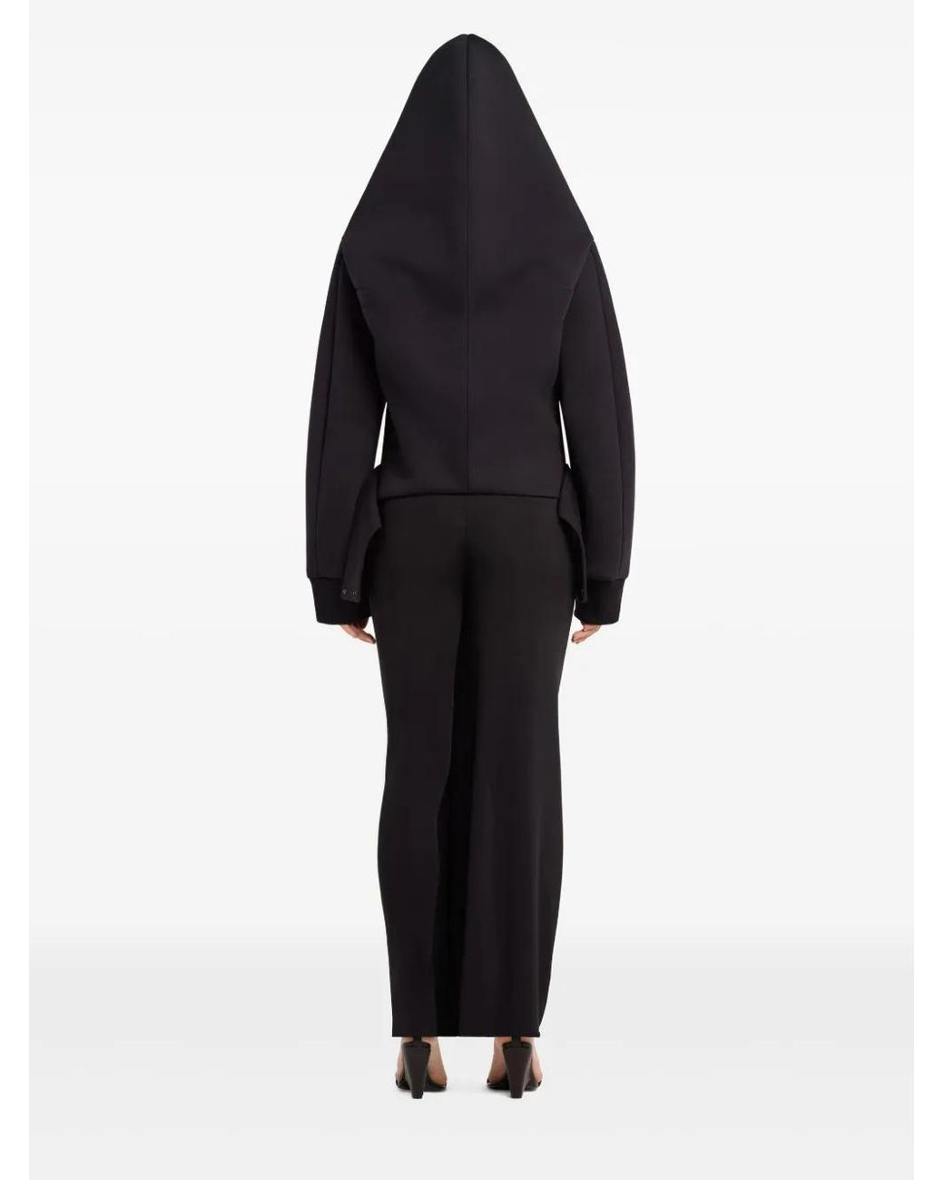 Veste Cocoon Courreges en coloris Black