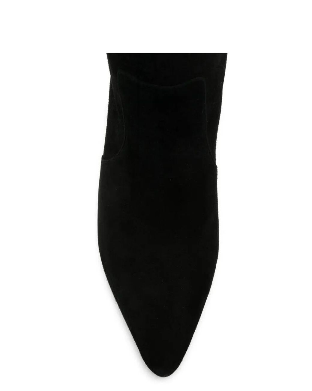 ADRIANNA FERETTI Black Pointed-Toe Suede Boots