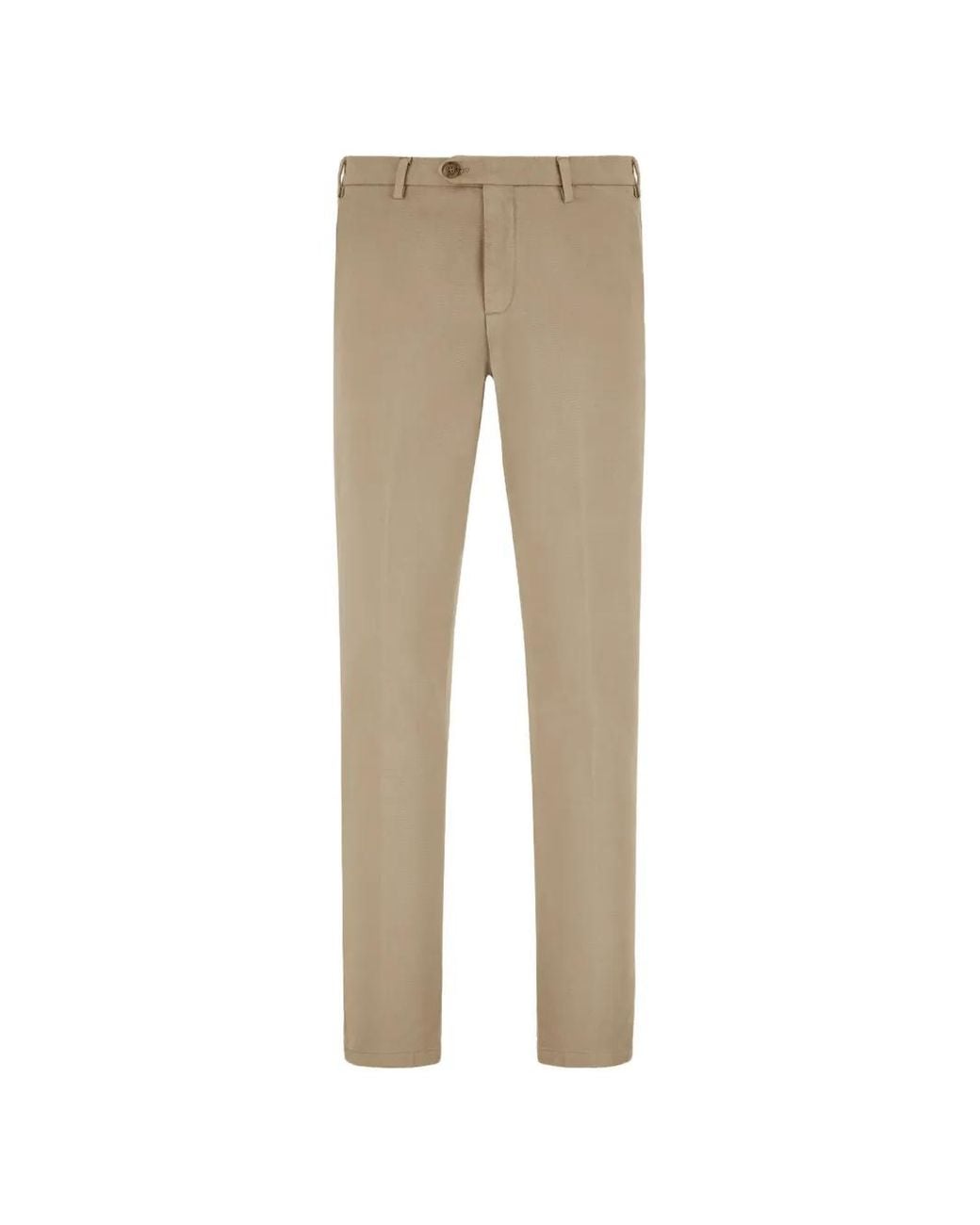 Canali Natural Twill Slim-Fit Trousers for men