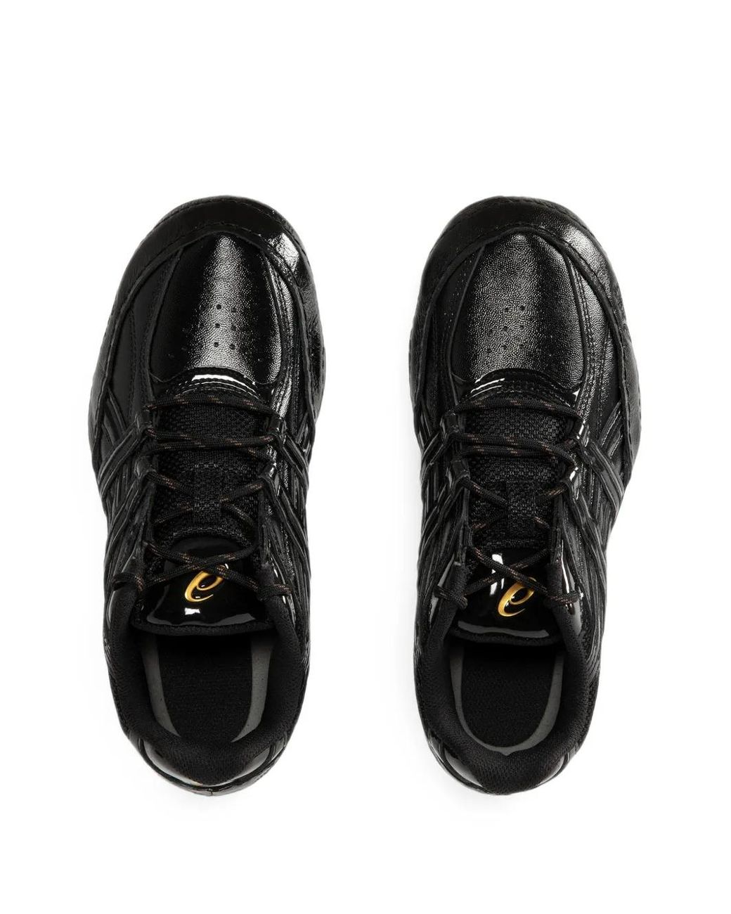 Asics Black Hypersync Panelled Sneakers for men