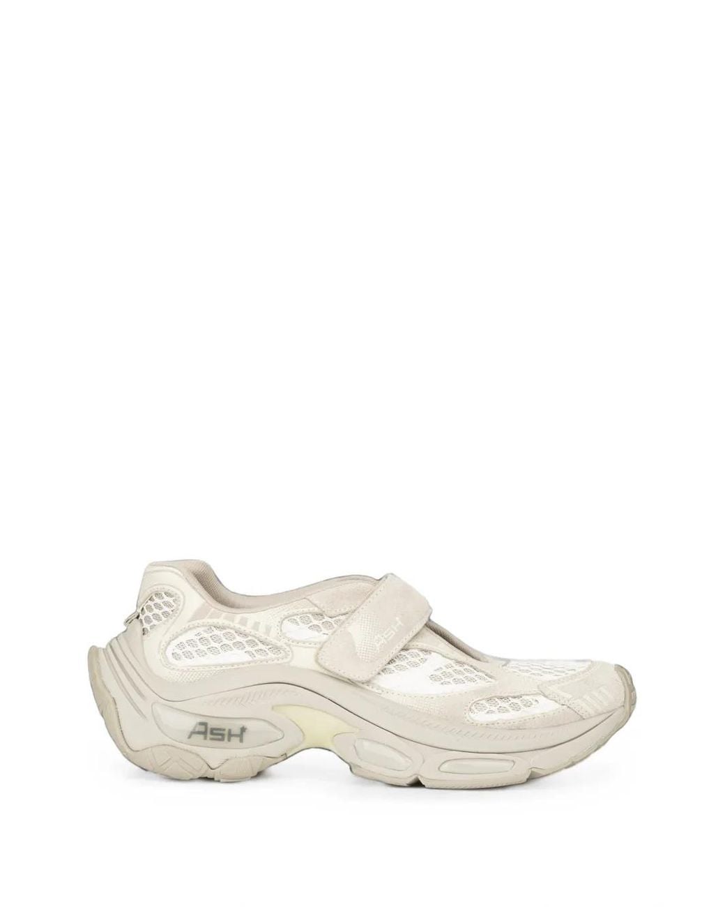 Ash White Drake Logo-Plaque Low-Top Sneakers