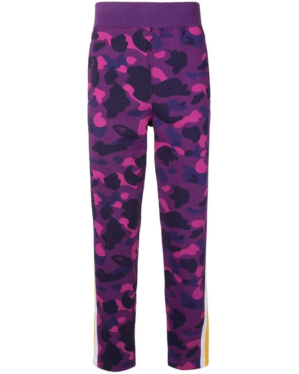 purple track pants