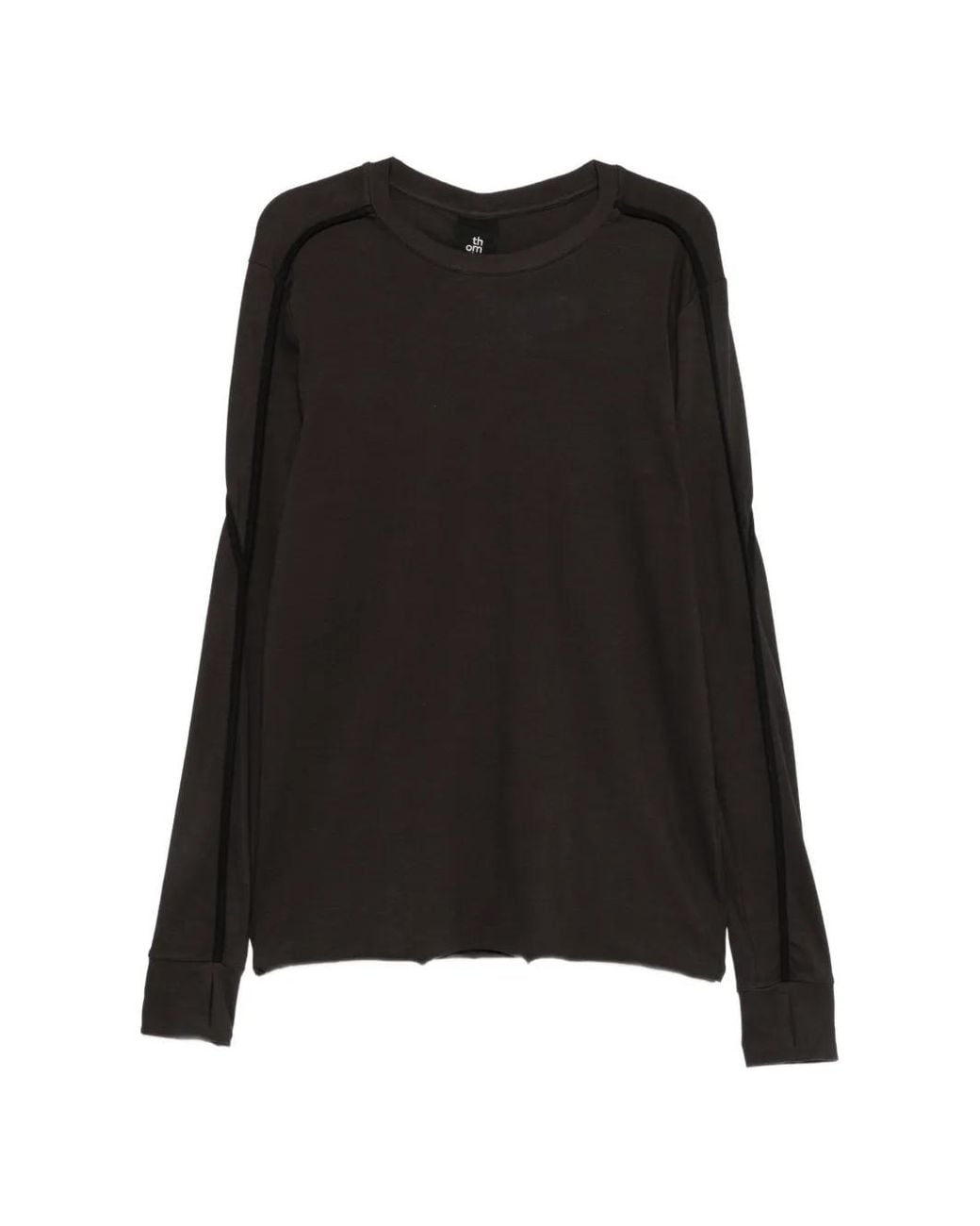 Thom Krom Black Seam-Detail T-Shirt for men